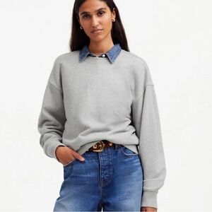 Madewell Gray McCarren Midweight Crewneck Sweatshirt